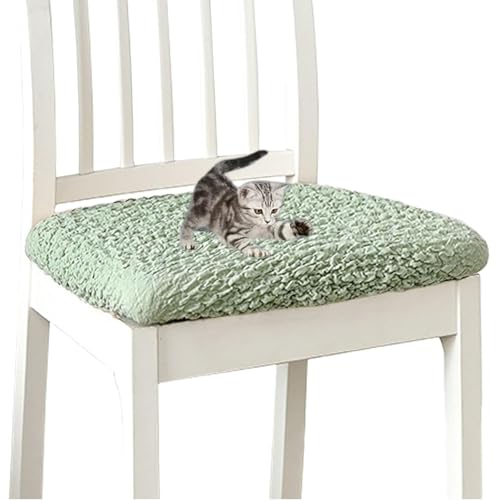 OwkHome Stretch-Stuhlhussen Parsons Mit Bändern, Esszimmer-Schutz-Set(Green,6 Pack) von OwkHome