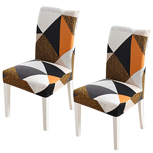 OwkHome Stretch-Stuhlhussen-Schutzset for Esszimmerstühle, Abnehmbare Spandex-Schonbezüge for Zuhause, Hotel, Bankett, Hochzeitszeremonie, 7–8 Stück(5,2 Pieces) von OwkHome
