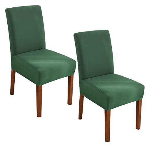 OwkHome Stretch-Stuhlhussen-Set for Parson-Stuhl, Waschbarer, Elastischer Stuhlschutz for Esszimmerstühle (mehrere Größen)(Green,6 PCS) von OwkHome