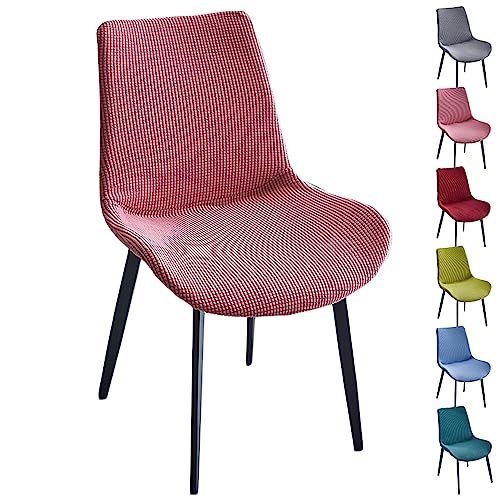 OwkHome Stuhlhussen Mit Stretch-Schale Und Rock for Parson-Stuhl – Waschbare Universal-Schutzbezüge(Pink 1pcs) von OwkHome