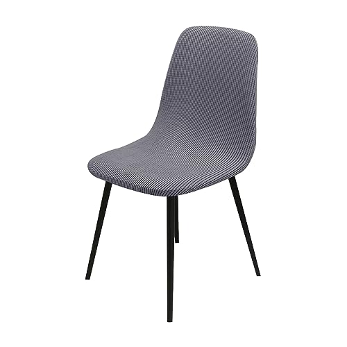 OwkHome Stuhlhussen for Schalenstühle, 6er-Set, Waschbarer Lounge-Schutz for Bankett-Dekor(Dark Gray,Set of 4) von OwkHome