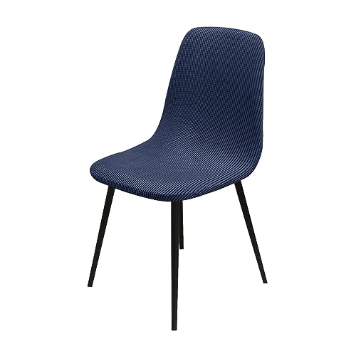 OwkHome Stuhlhussen for Schalenstühle, 6er-Set, Waschbarer Lounge-Schutz for Bankett-Dekor(Navy Blue,Set of 2) von OwkHome