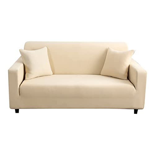 OwkHome Universal-Liegestuhl-Schonbezug, Stretch-Sofabezug, Rutschfester Möbelschutz(Beige,4 Seater 235-310cm) von OwkHome