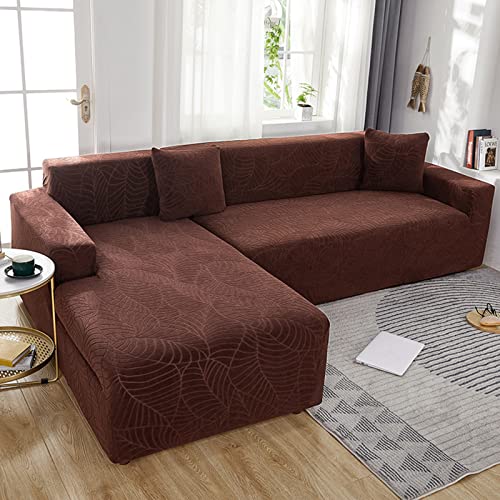 OwkHome Universal Stretch Waschbar Sofa Schonbezug Elastische Fitted Protector for Wohnzimmer Möbel(F,3 Seater (185-230cm)) von OwkHome
