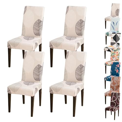 OwkHome Universelles Bürostuhl-Bezugsset – Stretch-Gaming-Computerstuhl-Schutzbezug for Schreibtisch-Drehstühle(A 4pcs) von OwkHome