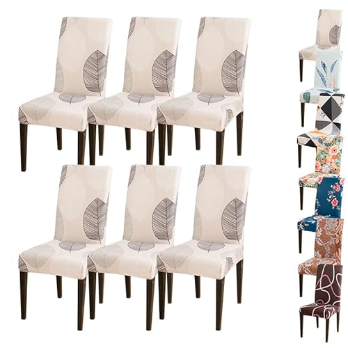 OwkHome Universelles Bürostuhl-Bezugsset – Stretch-Gaming-Computerstuhl-Schutzbezug for Schreibtisch-Drehstühle(A 6pcs) von OwkHome