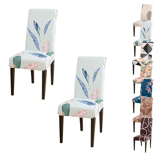 OwkHome Universelles Bürostuhl-Bezugsset – Stretch-Gaming-Computerstuhl-Schutzbezug for Schreibtisch-Drehstühle(B 2pcs) von OwkHome