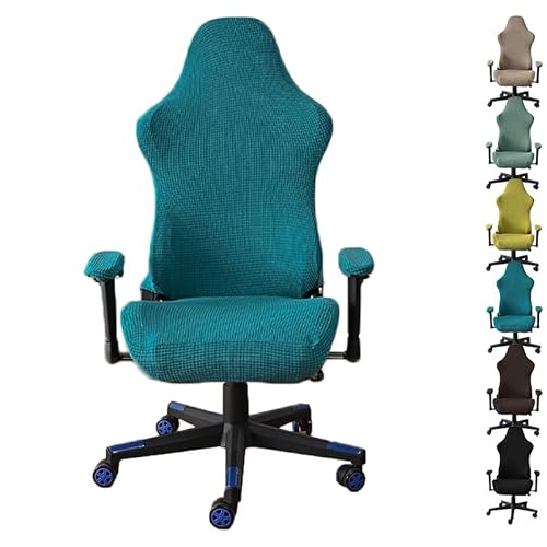 OwkHome Universelles Bürostuhl-Bezugsset – Stretch-Gaming-Computerstuhl-Schutzbezug for Schreibtisch-Drehstühle(D 1pcs) von OwkHome