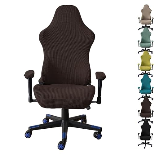 OwkHome Universelles Bürostuhl-Bezugsset – Stretch-Gaming-Computerstuhl-Schutzbezug for Schreibtisch-Drehstühle(E 1pcs) von OwkHome