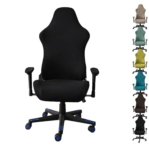 OwkHome Universelles Bürostuhl-Bezugsset – Stretch-Gaming-Computerstuhl-Schutzbezug for Schreibtisch-Drehstühle(F 1pcs) von OwkHome