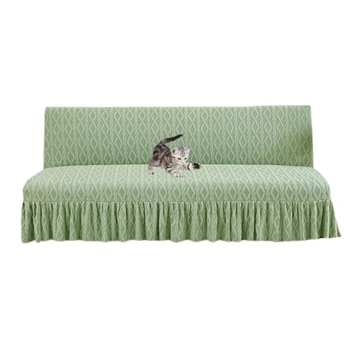 OwkHome Wasserabweisendes Stuhlhussen-Set for Esszimmerstühle – Abnehmbarer Jacquard-Schutz for Restaurants(Green 1,S) von OwkHome