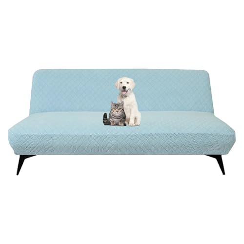 OwkHome Wasserdichter Stuhlbezug Aus PU-Leder Mit Geteiltem Design, Schutz for Computerstühle(Blue,Large) von OwkHome