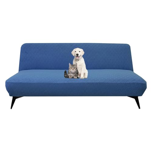 OwkHome Wasserdichter Stuhlbezug Aus PU-Leder Mit Geteiltem Design, Schutz for Computerstühle(Blue 1,Medium) von OwkHome