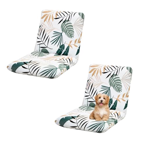 OwkHome Wiederverwendbare Stuhlhussen for Bodenspiele, 2er-Set, Stretch-Schonbezüge for Klappbare Chaiselongues Und Sofas(8,Set of 2) von OwkHome
