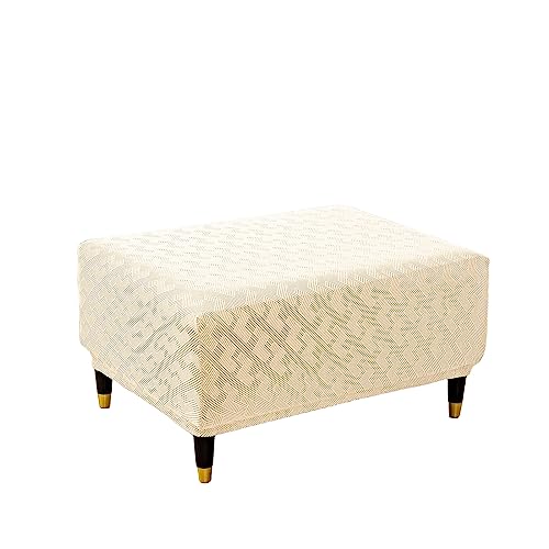 OwkHome rutschfeste Jacquard-Barhocker-Schonbezüge, 2er-Set – Stretch-Bezüge for Barhocker In Thekenhöhe(Khaki,S) von OwkHome