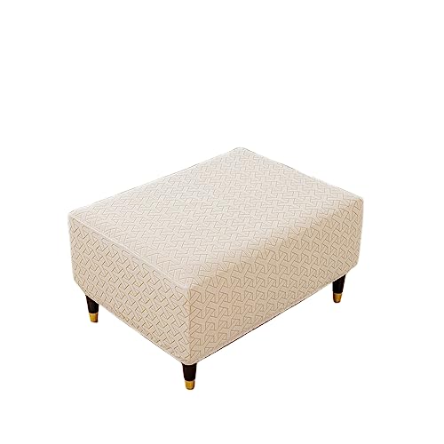 OwkHome rutschfeste Jacquard-Barhocker-Schonbezüge, 2er-Set – Stretch-Bezüge for Barhocker In Thekenhöhe(Khaki 1,Medium) von OwkHome