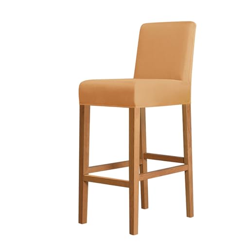 OwkHome wasserdichte Barhocker-Schonbezüge, Sitzschutz, 2er-Set, 4er-Set, 6er-Set, for Küche, Kneipe, Esszimmer(Khaki,Set of 2) von OwkHome