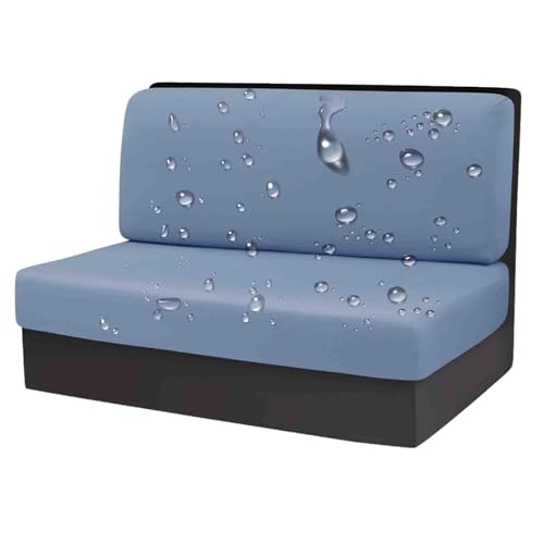 OwkHome wasserdichte Sitzbezüge for Wohnmobil-Dinette-Sitzbänke, Ersatz for Wohnmobil- Und Anhängersofas(Blue,Set of 1) von OwkHome