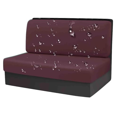 OwkHome wasserdichte Sitzbezüge for Wohnmobil-Dinette-Sitzbänke, Ersatz for Wohnmobil- Und Anhängersofas(Coffee,Set of 1) von OwkHome
