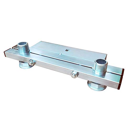 Gaszähler G4 DN25 Zweirohr 250mm Zubehör mit Zertifikaten (Montagekonsole 250 mm) von Owly Shop