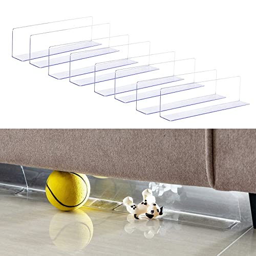 Ownant Spielzeugblocker FüR MöBel, Schneidbar Blockierbrett, Verhindern DASS Dinge Unter Dem Sofa, Bett, Couch (#6 8Pcs Block Board+ 1Pc Tapes, 3m*30mm*1mm/40 * 4 * 8cm) von Ownant