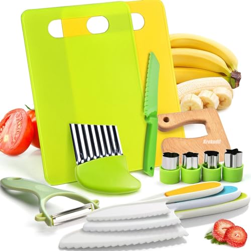 13pcs Kindermesser teiliges Kinder-Küchenmesser-Set zum Schneiden und Kochen von Obst oder Gemüse für kindermesser ab 2 3 jahre von Owyee