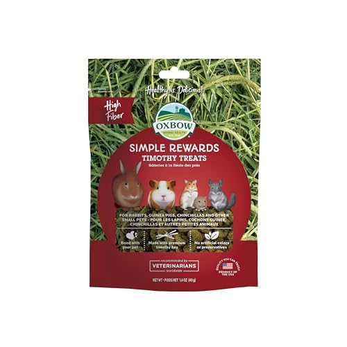 Oxbow Einfache Belohnungen Treatsrabbit Meerschweinchen Chinchilla Timothy 39,7 G Oxbow Einfache Belohnungen Treatsrabbit Meerschweinchen Chinchilla Timothy 39,7 G von OXBOW