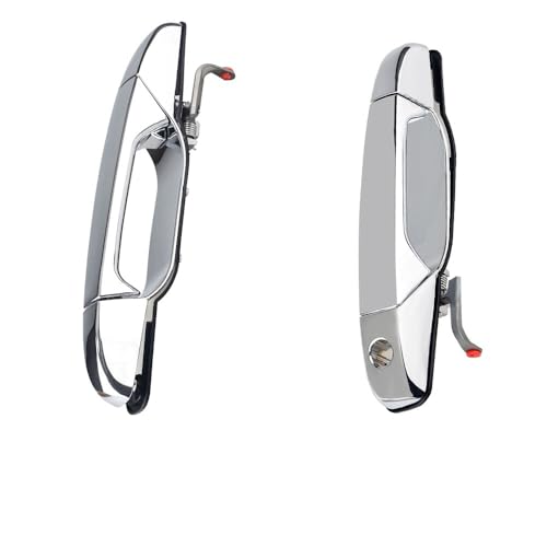 Oxektgb Auto außerhalb Außentürgriff Für Cadillac Für Escalade 2007 2008 2009 2010 2011 2012 2013 Für ESV Außen Chrom Türgriff(Chrome Front Side) von Oxektgb
