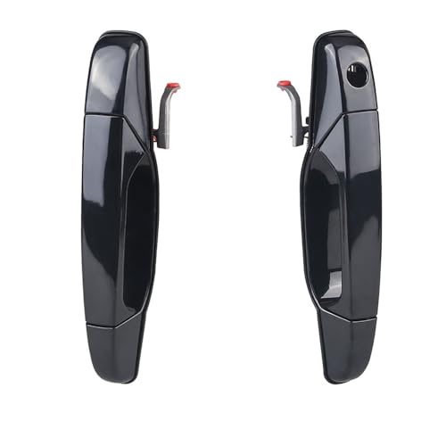 Oxektgb Auto außerhalb Außentürgriff Für Chevy Für Tahoe 2007 2008 2009 2010 2011 2012 2013 Für Silverado Außen Chrom Türgriff(Black Front Side) von Oxektgb