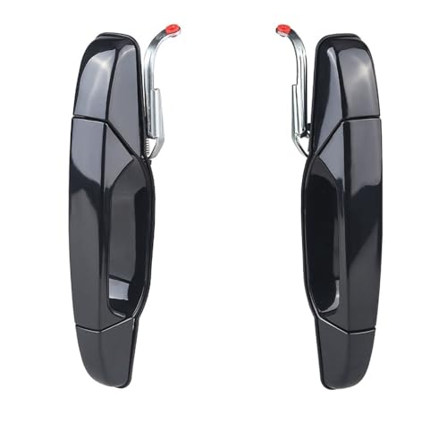 Oxektgb Auto außerhalb Außentürgriff Für Chevy Für Tahoe 2007 2008 2009 2010 2011 2012 2013 Für Silverado Außen Chrom Türgriff(Black Rear Side) von Oxektgb