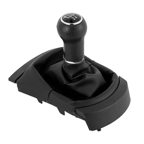Oxektgb Schaltknäufe Für Seat Für Ibiza 2002 2003 2004 2005 2006 2007 2008 2009 2010 5/6-Gang-Auto-Styling-Schalthebel-Schaltknauf Auto Schalthebel(5 Speed) von Oxektgb