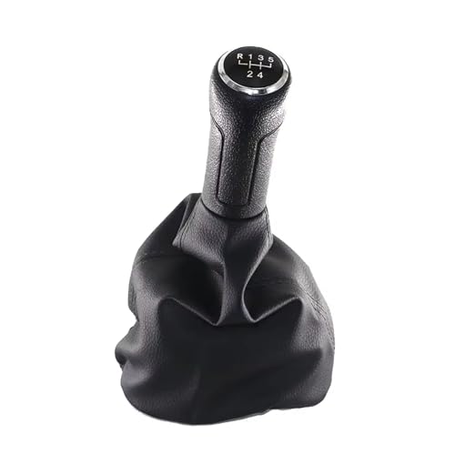 Oxektgb Schaltknäufe Für VW Für Fox 2005 5-Gang-Auto-Shift-Schaltknauf Hebel Gaitor Boot-Abdeckung Auto Schalthebel von Oxektgb