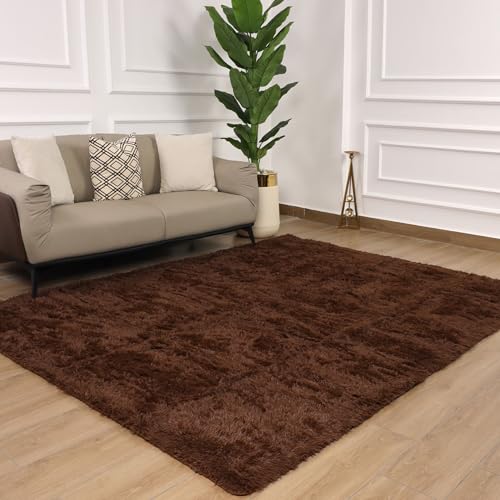 Oxford Homeware Großer Teppich, modern, weich, rutschfest, waschbar, für Schlafzimmer, Braun, 80 x 150 cm Oxford Homeware Großer Teppich, modern, weich, rutschfest, waschbar, für Schlafzimmer, Braun, 80 x 150 cm von Oxford Homeware