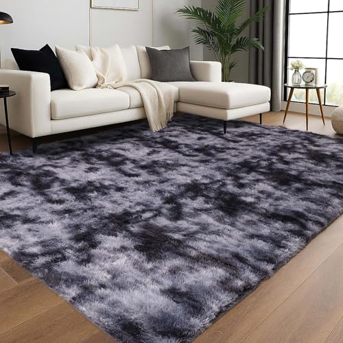 Oxford Homeware Teppiche für Wohnzimmer, groß, 160 x 230 cm, Batik-Teppiche für Schlafzimmer, rutschfest, modern, superweich, flauschig, zottelig, für Esszimmer, fusselfrei, für Kinder Oxford Homeware Teppiche für Wohnzimmer, groß, 160 x 230 cm, Batik-Teppiche für Schlafzimmer, rutschfest, modern, superweich, flauschig, zottelig, für Esszimmer, fusselfrei, für Kinder von Oxford Homeware