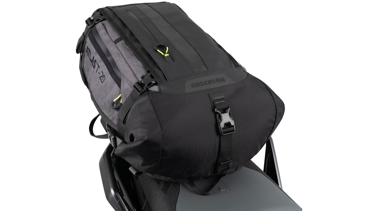 OXFORD ATLAS T Advanced Hecktasche 20L grau/schwarz OXFORD ATLAS T Advanced Hecktasche 20L grau/schwarz von Oxford