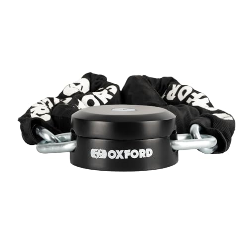 Oxford LK410 Stinger Fahrradschloss, Boden- oder Wandanker und Kettenradsicherung, schwarz, 10 mm x 1,2 m von Oxford