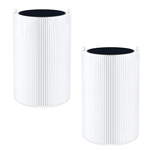OxoxO 2Pack 411+ Replacement Filter,Foldable Particle HEPA and Carbon Replacement Filter Compatible with Blueair Blue Pure 411 411+ 411 Auto and MINI Air Cleaner Purifier von OxoxO