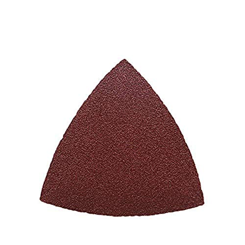 OxoxO 80mm Klett Delta Schleifpapier für Dreieckschleifer NO Hole 80 Grits Aluminum Oxide Hook & Loop Sanding Sheets-Set for delta sander (60 pack) von OxoxO