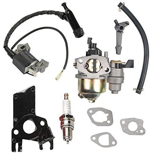 OxoxO Ersatz-Vergaser mit Dichtung Zündspule Zündkerzenisolator für Harbor Fracht Predator 212cc 6,5PS Go Kart OHV-Motor von OxoxO