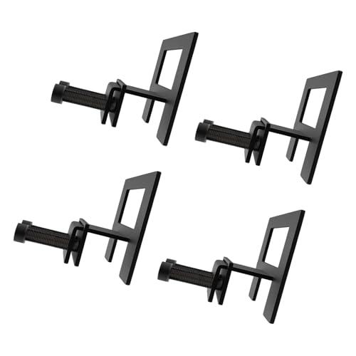 4 x Bettrahmenhalterungen, robustes Metalldesign, rutschfeste Unterseite, passend für die meisten einfachen Montage, verstellbares Bett von Oxtxuzdm