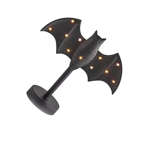 Batteriebetriebene Fledermaus-LED-Halterung mit flackerndem Licht, geeignet für kleine Räume, Gothics, Innendekoration, Upgrade, Halloween-Fledermaus-Lampe Batteriebetriebene Fledermaus-LED-Halterung mit flackerndem Licht, geeignet für kleine Räume, Gothics, Innendekoration, Upgrade, Halloween-Fledermaus-Lampe von Oxtxuzdm