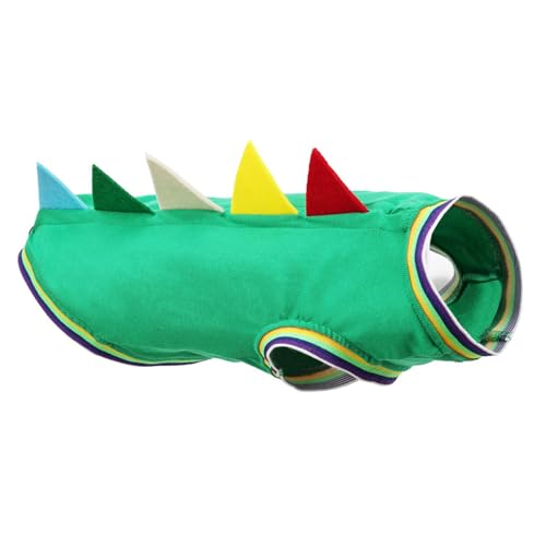 Dackelbekleidung, Dinosaurier-Kostüm für kleine Hunde, einfach zu tragen, Cosplay, Outfit für Mottoparty, Halloween, Versammlung, Dinosaurier-Kostüm für Dackel von Oxtxuzdm