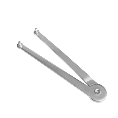 Doppelstift-Winkelschleifer, hochfester Werkzeugstahl, Doppelhaken-Design, zwei Größen für die Autoreparatur, zwei Größen Winkelschleiferschlüssel Doppelstift-Winkelschleifer, hochfester Werkzeugstahl, Doppelhaken-Design, zwei Größen für die Autoreparatur, zwei Größen Winkelschleiferschlüssel von Oxtxuzdm
