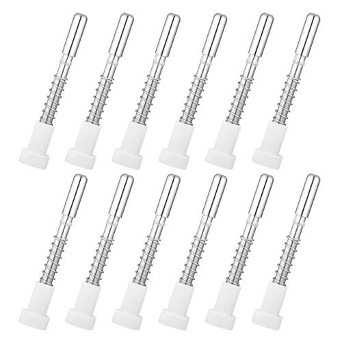 Federunterstützte Fenster-Sichtschutz-Clips, Stahl-Kolbenriegel, Kolbenstift-Set für sichere Installation, Fenster-Siebhalterstift, 12 Stück Federunterstützte Fenster-Sichtschutz-Clips, Stahl-Kolbenriegel, Kolbenstift-Set für sichere Installation, Fenster-Siebhalterstift, 12 Stück von Oxtxuzdm