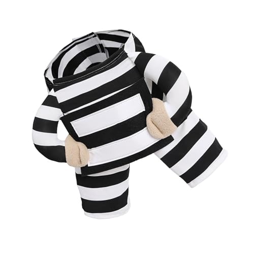 Gestreiftes Häftlingskostüm, Hunde-Outfit, weich, bequem, Festivalkleidung für verschiedene Veranstaltungen, Haustierfotos, Verkleidungen, Hunde-Outfit Gestreiftes Häftlingskostüm, Hunde-Outfit, weich, bequem, Festivalkleidung für verschiedene Veranstaltungen, Haustierfotos, Verkleidungen, Hunde-Outfit von Oxtxuzdm