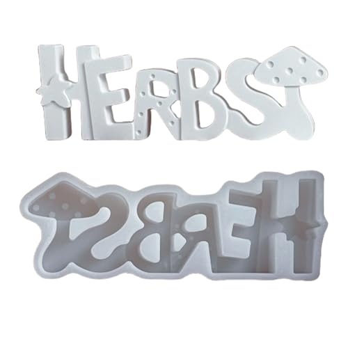 Herbst-Silikonformen, Epoxidharz, Buchstaben mit Pilzguss, Gips, Formen, Herbst, Silikon, Ornament, Buchstaben, Epoxidharz von Oxtxuzdm