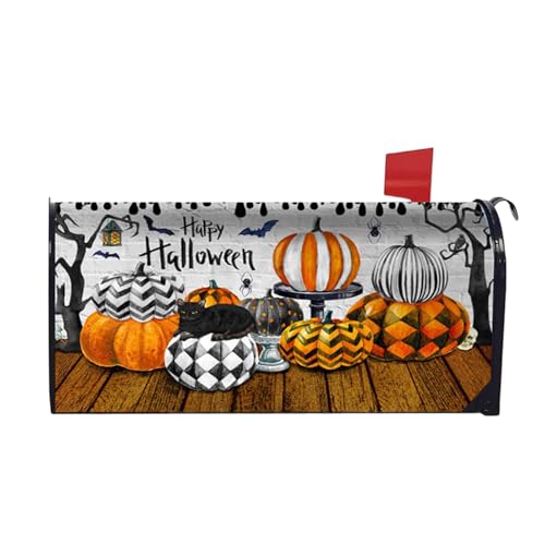 Herbst-Themen-Briefkastenhülle, Urlaubsdekoration, wasserdicht, Briefkasten-Umwicklung, Kürbis, Geister-Briefkasten-Dekoration Herbst-Themen-Briefkastenhülle, Urlaubsdekoration, wasserdicht, Briefkasten-Umwicklung, Kürbis, Geister-Briefkasten-Dekoration von Oxtxuzdm