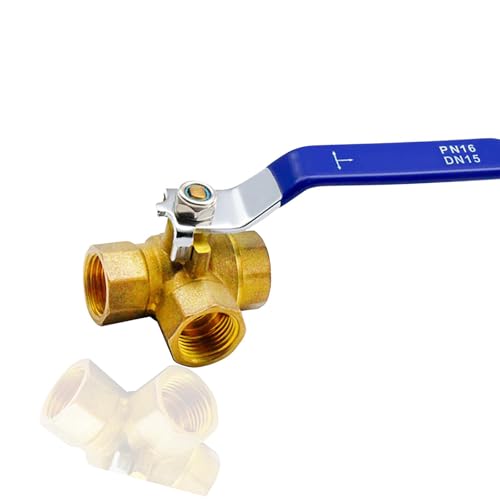 Hochleistungs-Kugelhähne aus Messing, T-Form, Drei-Wege-Steuerung, Upgrades 3-Wege-T-Muster-Adapter für Wasser-Öl-Systeme, Hebel betätigte Drei-Wege-Kugelhähne Hochleistungs-Kugelhähne aus Messing, T-Form, Drei-Wege-Steuerung, Upgrades 3-Wege-T-Muster-Adapter für Wasser-Öl-Systeme, Hebel betätigte Drei-Wege-Kugelhähne von Oxtxuzdm