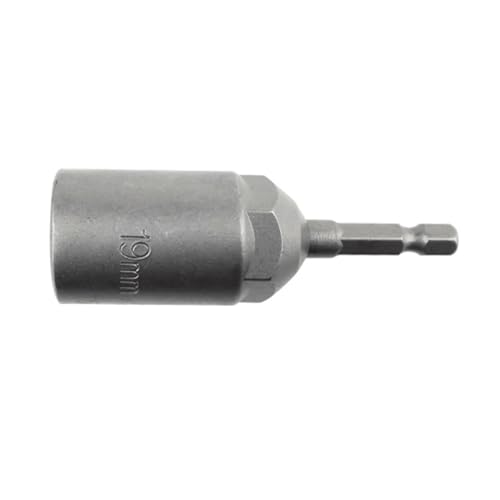 Innensechskantschaft-Hülsenadapter, geeignet für Sechskantschrauben und Muttern, 5,5-19 mm, schnelle Montage und Demontage, hohe Härte von Oxtxuzdm