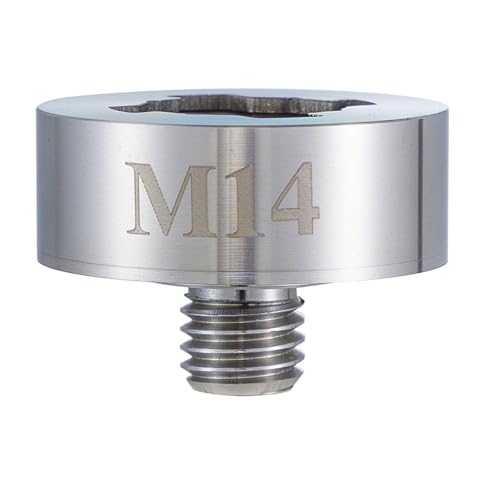 Metallschleifer-Zubehör, M14, 5/8 Zoll Gewindeadapter für X-Winkel, rostbeständig, einfache Installation, Winkeladapter von Oxtxuzdm